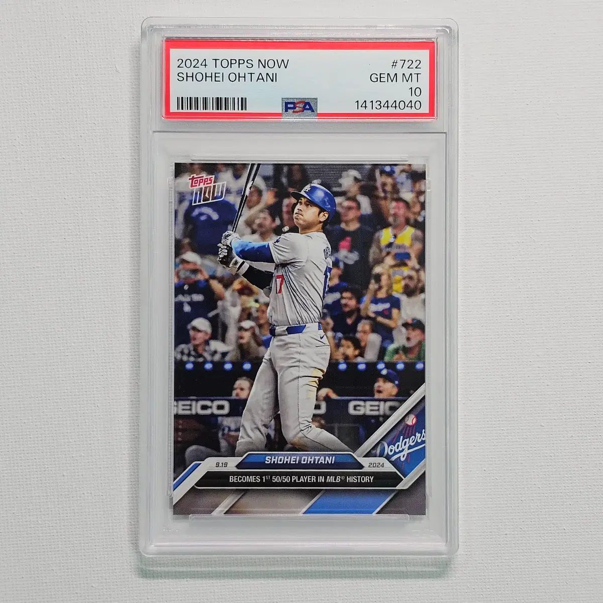 大谷翔平 50/50 TOPPS NOW PSA 10
