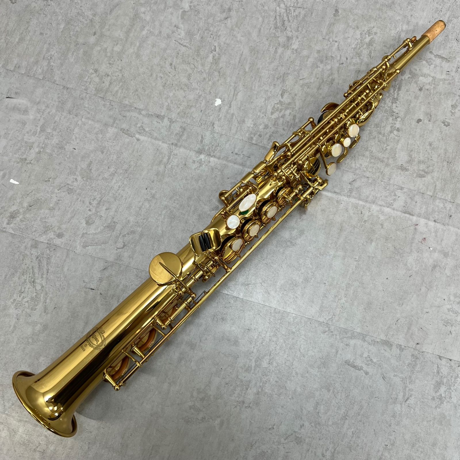 美品 Unison ソプラノサックス 5003 ラッカー 純正ハードケース 管楽器