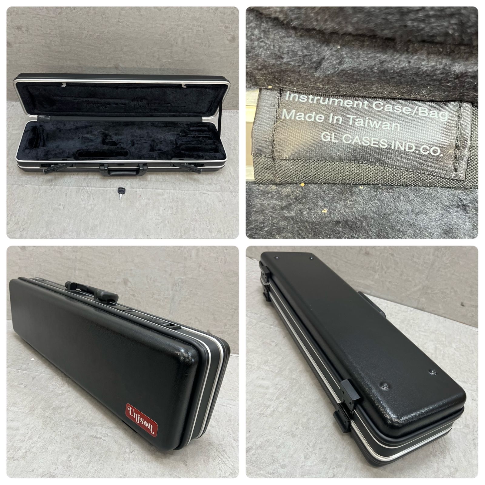 美品 Unison ソプラノサックス 5003 ラッカー 純正ハードケース 管楽器