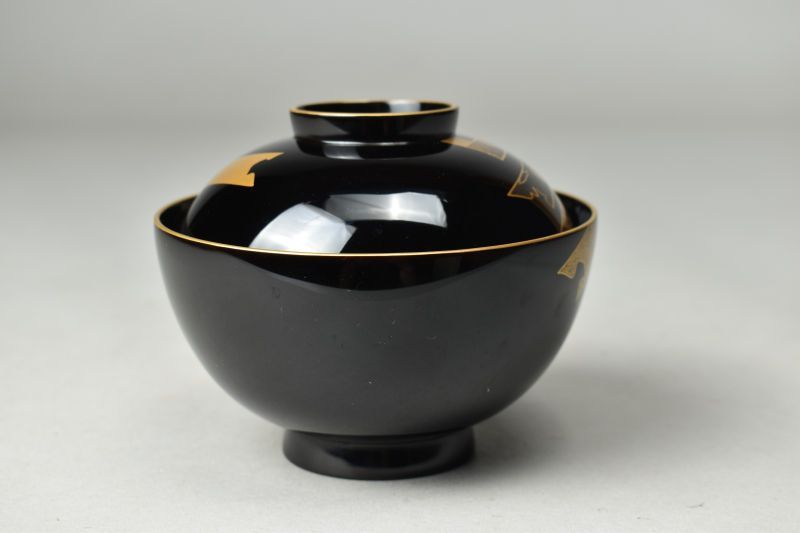 蔵A6739a】輪島塗 老舗 漆光堂造 木製 蒔絵吸物椀 五客 共箱 - メルカリ
