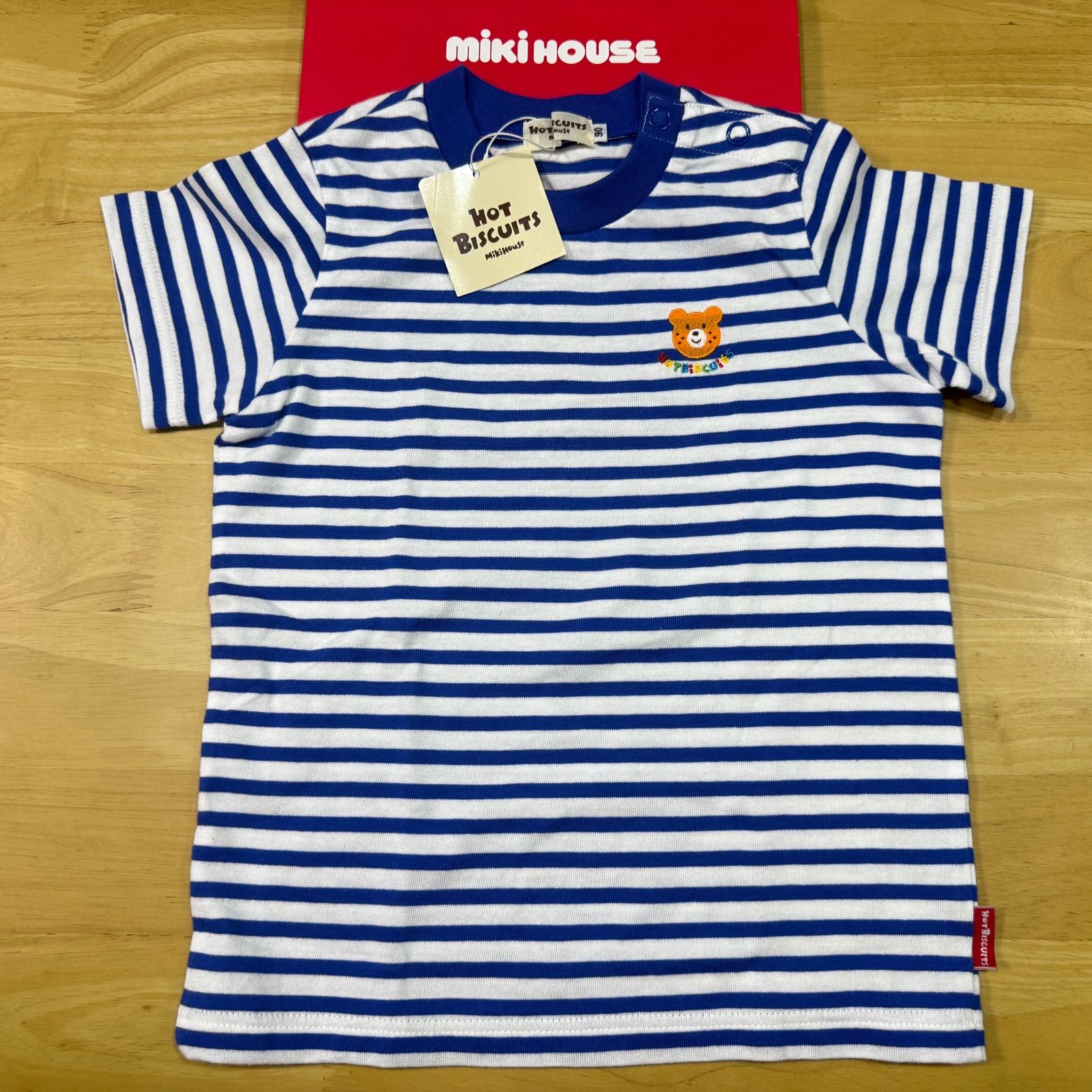 新品タグ付き◎ミキハウスホットビスケッツTシャツ◎サイズ90 - メルカリ