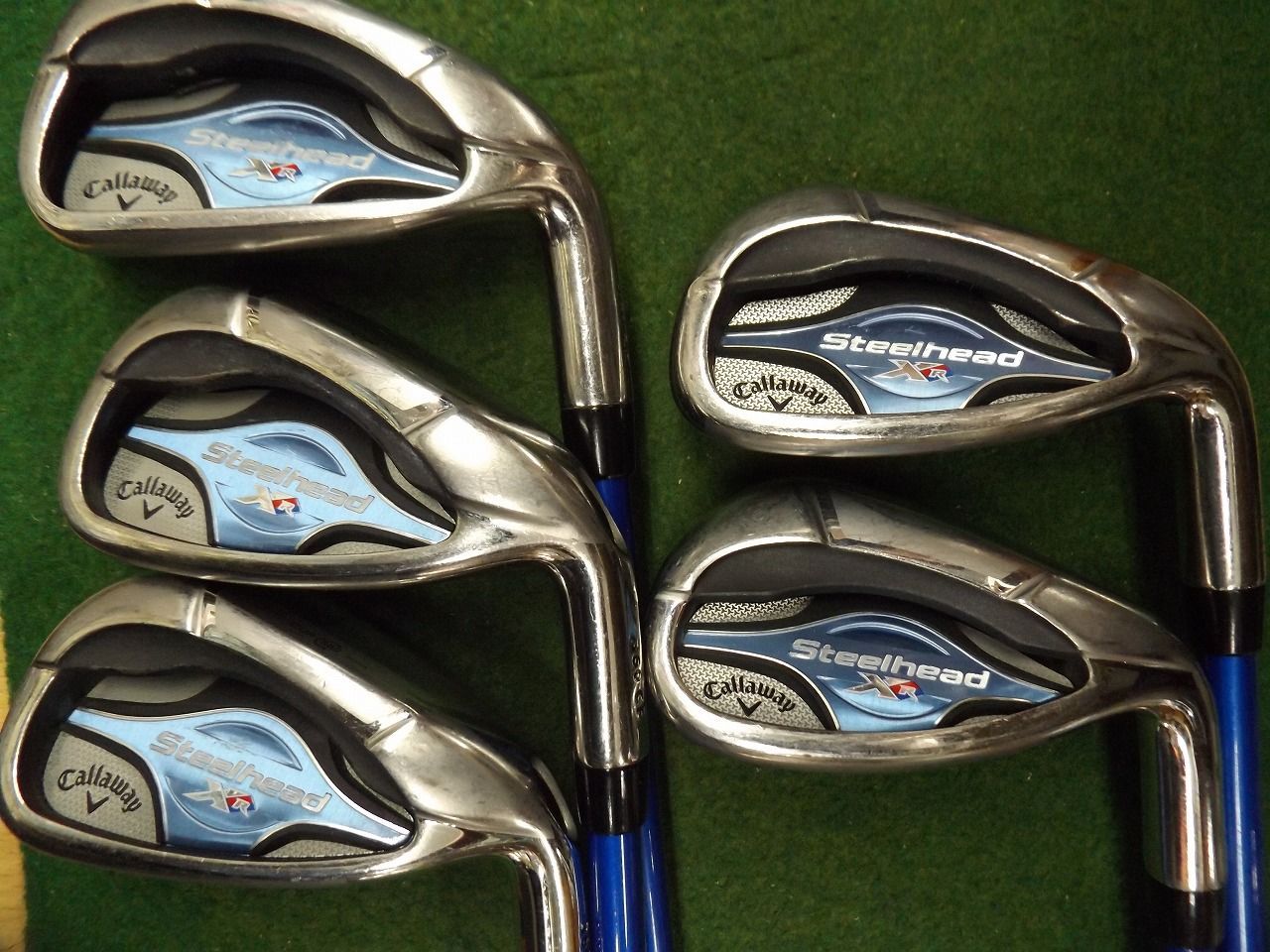 4193 Steelhead XR LA #7-PW、SW 純正カーボン L キャロウェイ レディス アイアンセット ゴルフクラブ .032543