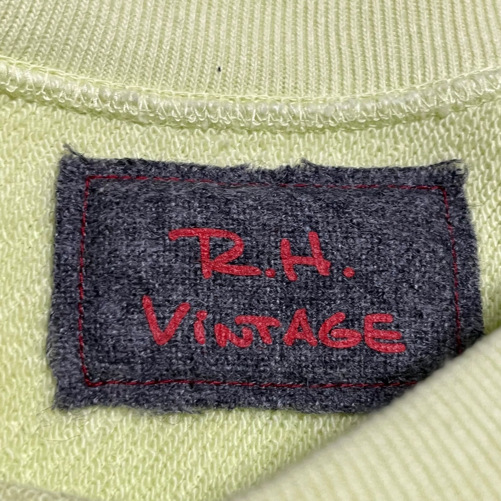 【美品✨】RonHerman ヴィンテージスウェット 刺繍 ステッチ R.H.VINTAGE ロンハーマンヴィンテージ スウェット 長袖 トレーナー