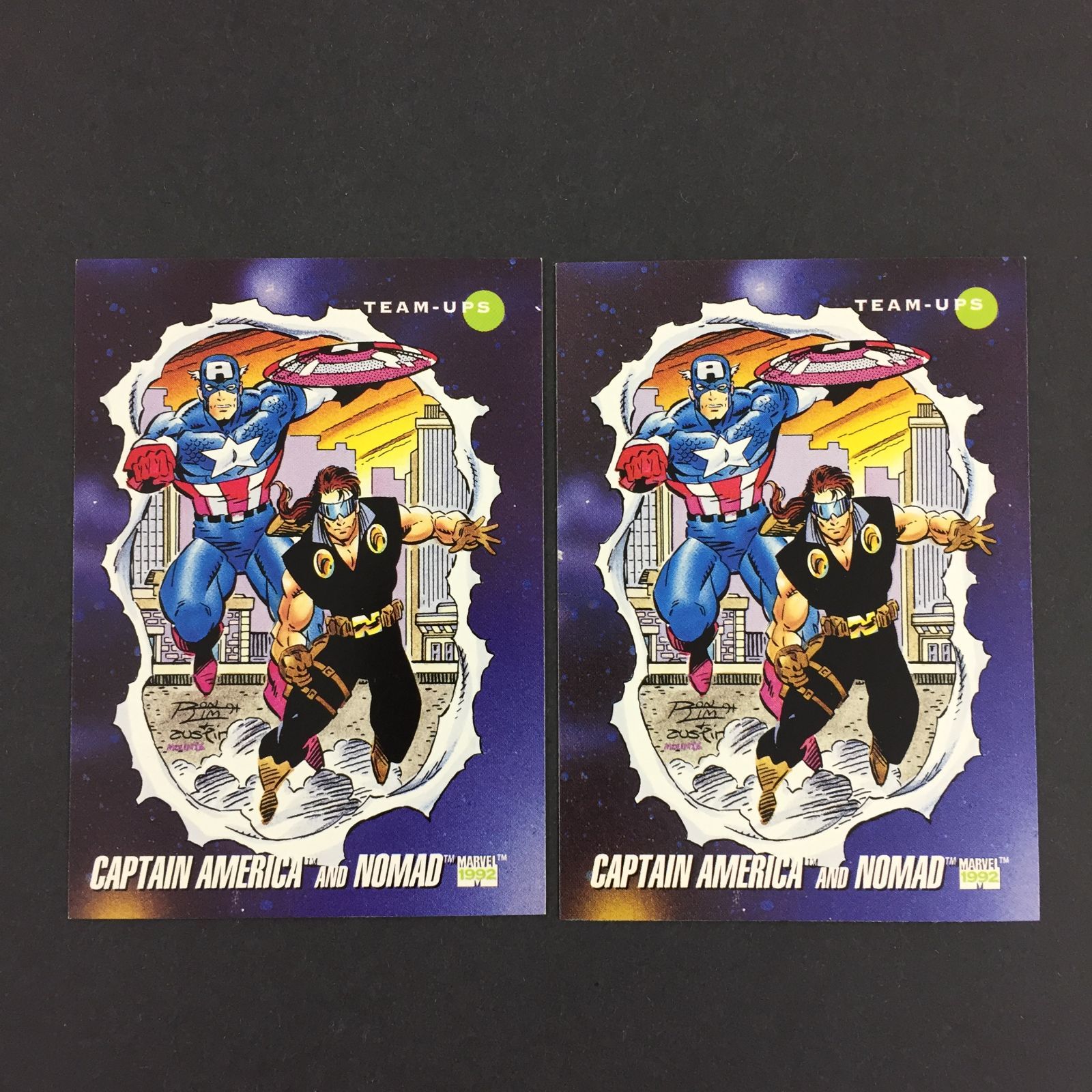 3637015 80 キャプテン・アメリカとノマド Impel マーベル・スーパーヒーローズシリーズ トレカ