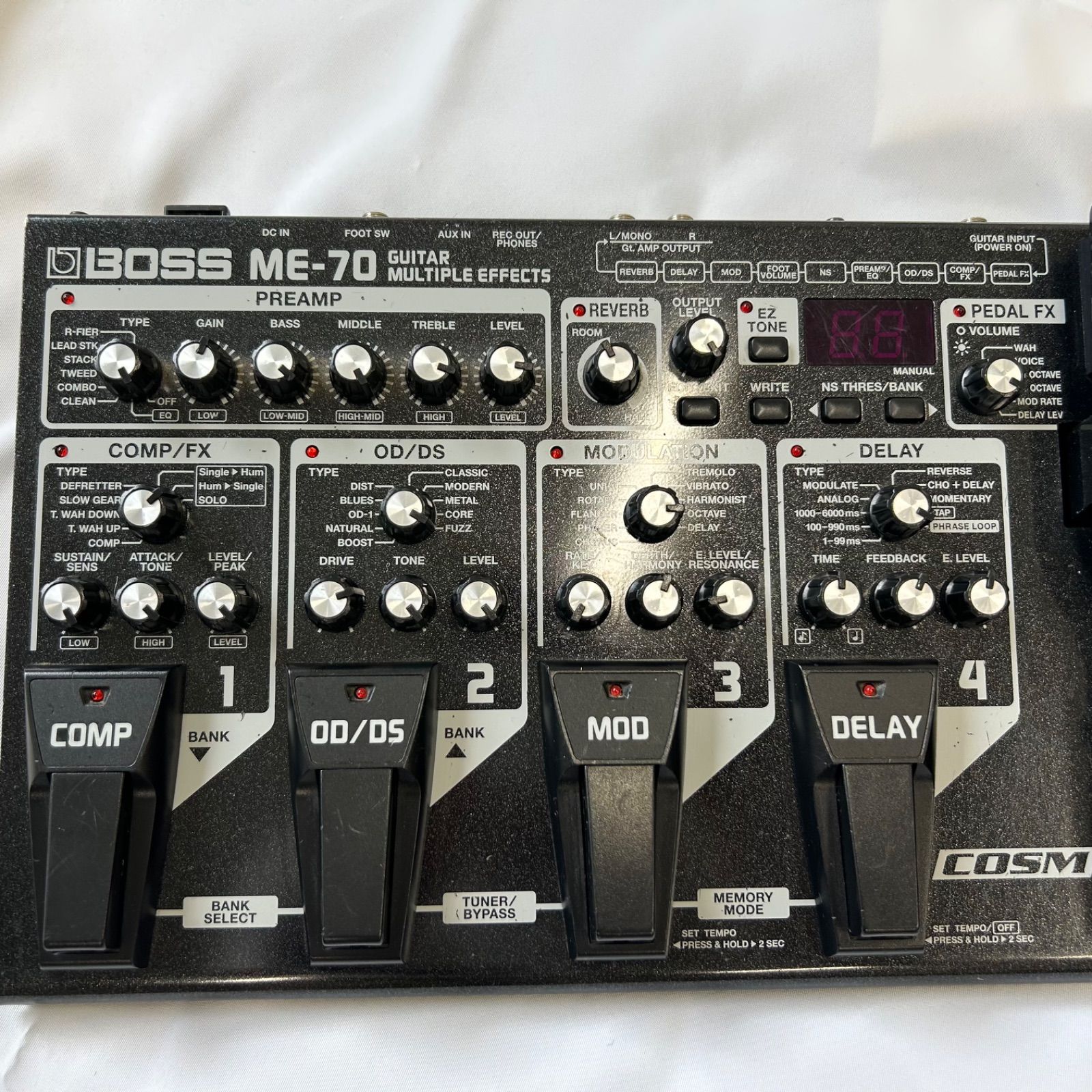 外装美品】BOSS ME‑70 ジャンク ペダルジョイント外れ・クリーニング済