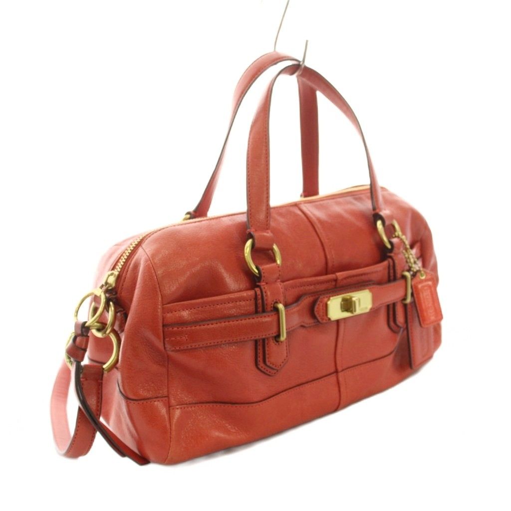 コーチ COACH チェルシーレザーリースサッチェル ハンドバッグ