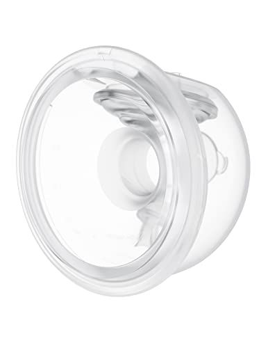 MomcozyオリジナルS9 Pro/S12 Pro交換用アクセサリー、Momcozy S9 Pro/S12 Pro搾乳器専用（ダブルシールドフルセットコレクターカップ24mmフランジ付き、180ml、1個入り）pms 20383844