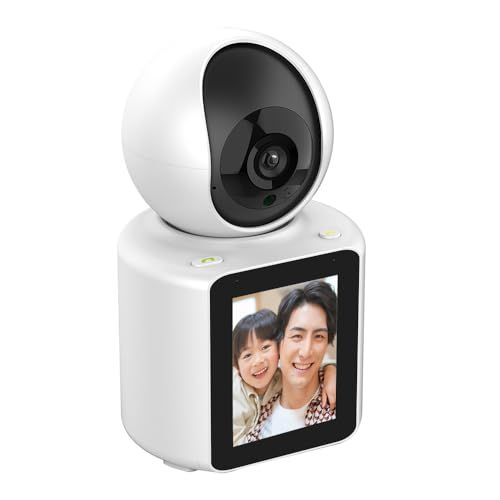 Newseed seena モニター付きホームセキュリティカメラ 呼び出しも応答もワンタッチ wi-fi 簡単接続 200万画素 フルHD SE-MOHSC01-WHpms 5b8d3ee3