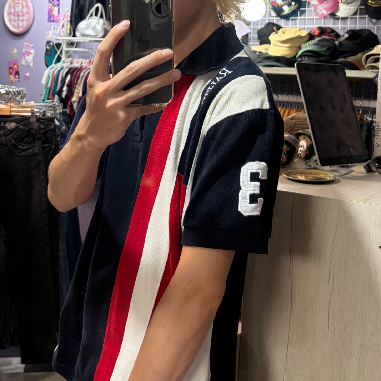 Ralph lauren ラルフローレン ビッグポニー swag ストライプ Chief