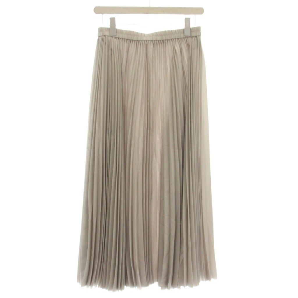 セオリーリュクス theory luxe 25SS Refined Pleats Pilil Skirt プリーツスカート ロング スカート 38 グレー 03-5107311 /☆G