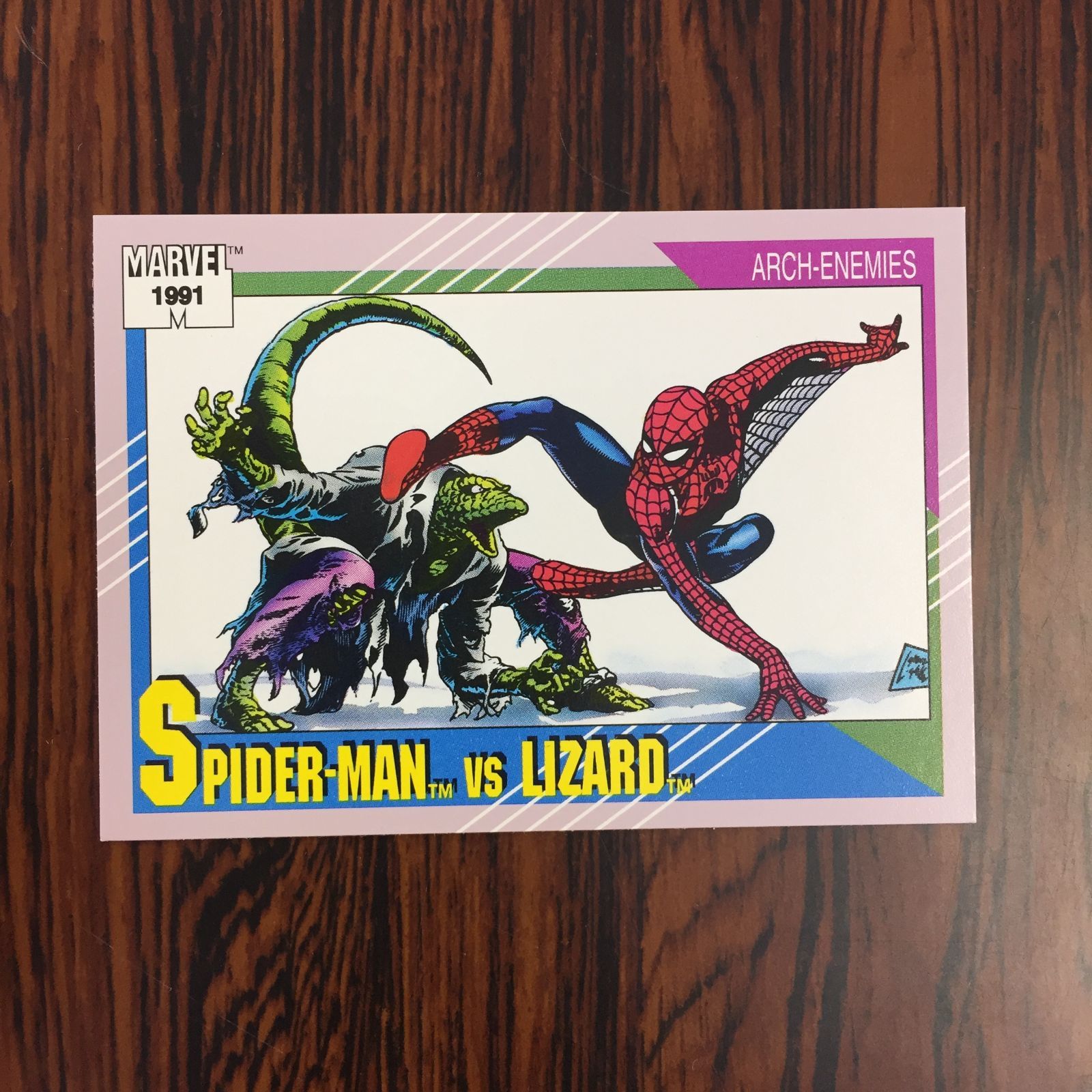3648217 112 SPIDER-MAN VS LIZARD Impel マーベル・スーパーヒーローズシリーズ トレカ