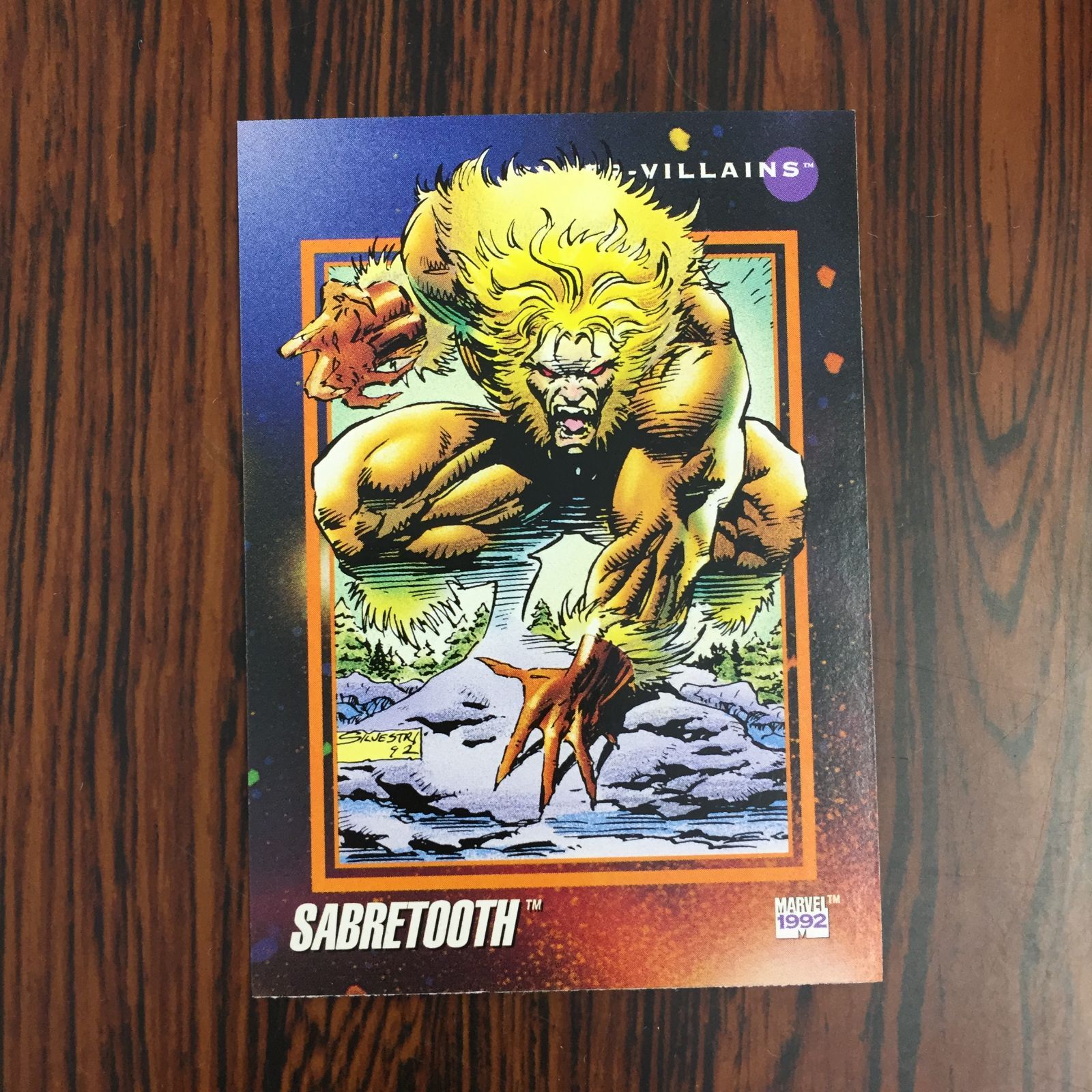 3648045 129 SABRETOOTH Impel マーベル・スーパーヒーローズシリーズ トレカ