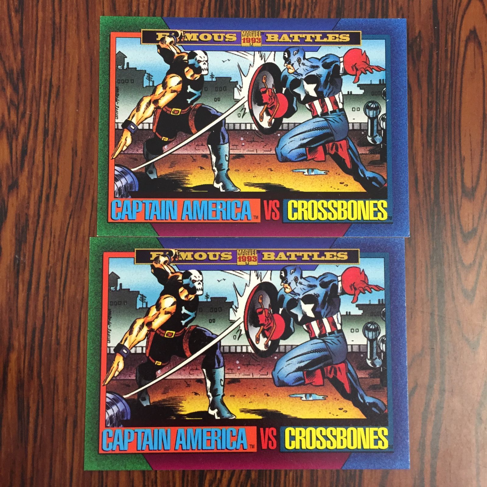 3648133 162 CAPTAIN AMERICA VS CROSSBONES SkyBox マーベル・スーパーヒーローズシリーズ トレカ