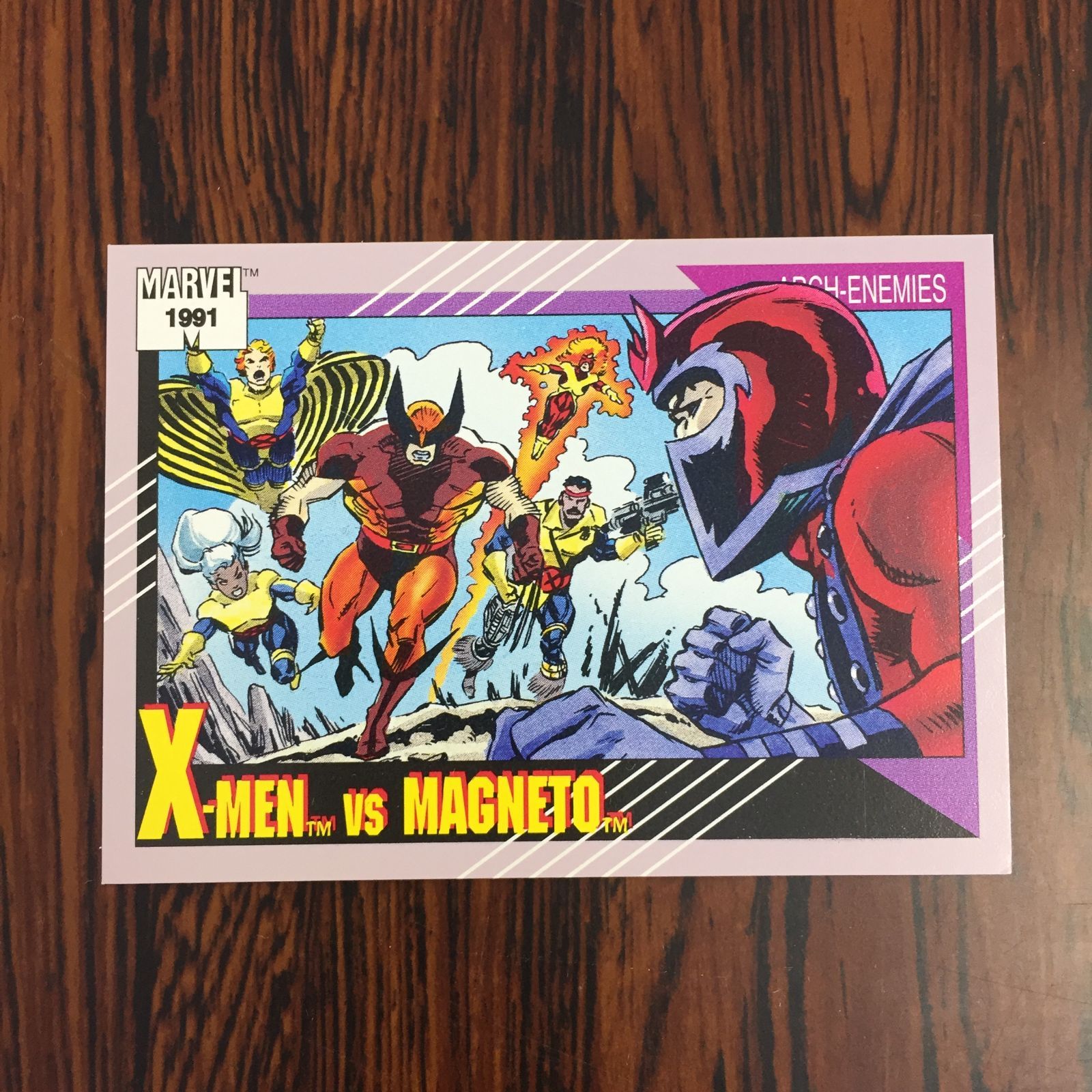 3648241 125 X-MEN VS MAGNETO Impel マーベル・スーパーヒーローズシリーズ トレカ