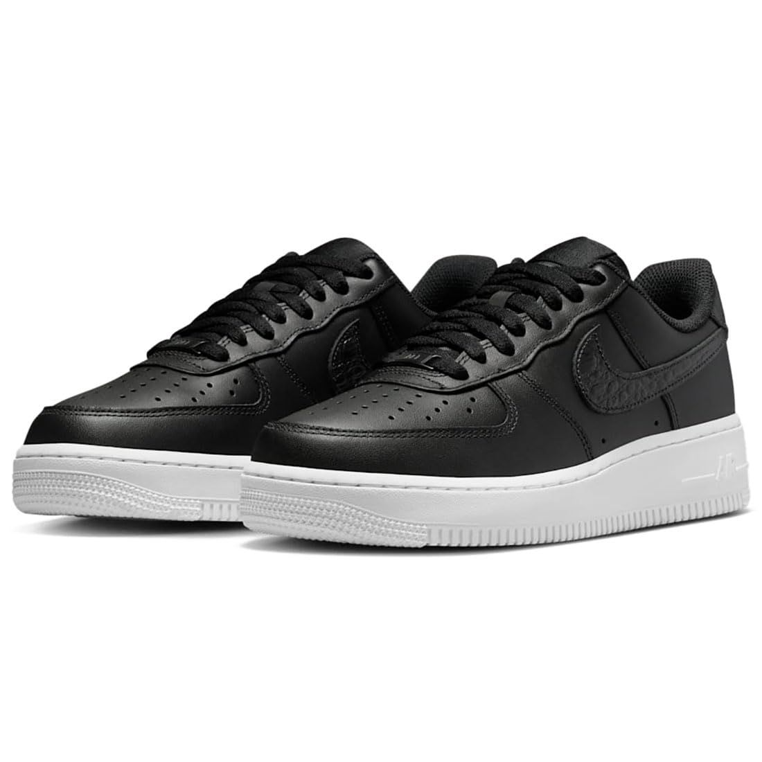 [ナイキ] エア フォース 1 '07 SE W AIR FORCE 1 '07 SE ブラック/ニュートラルグレー/ホワイト/ブラック IO4837-001 24.5cm [24.5 cm]