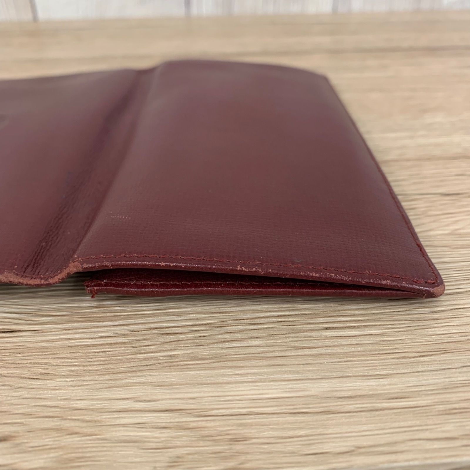 Cartier バーガンディレザー長財布 Cartier カルティエ 長財布 ボルドー ワインレッド バーガンディ 平塚