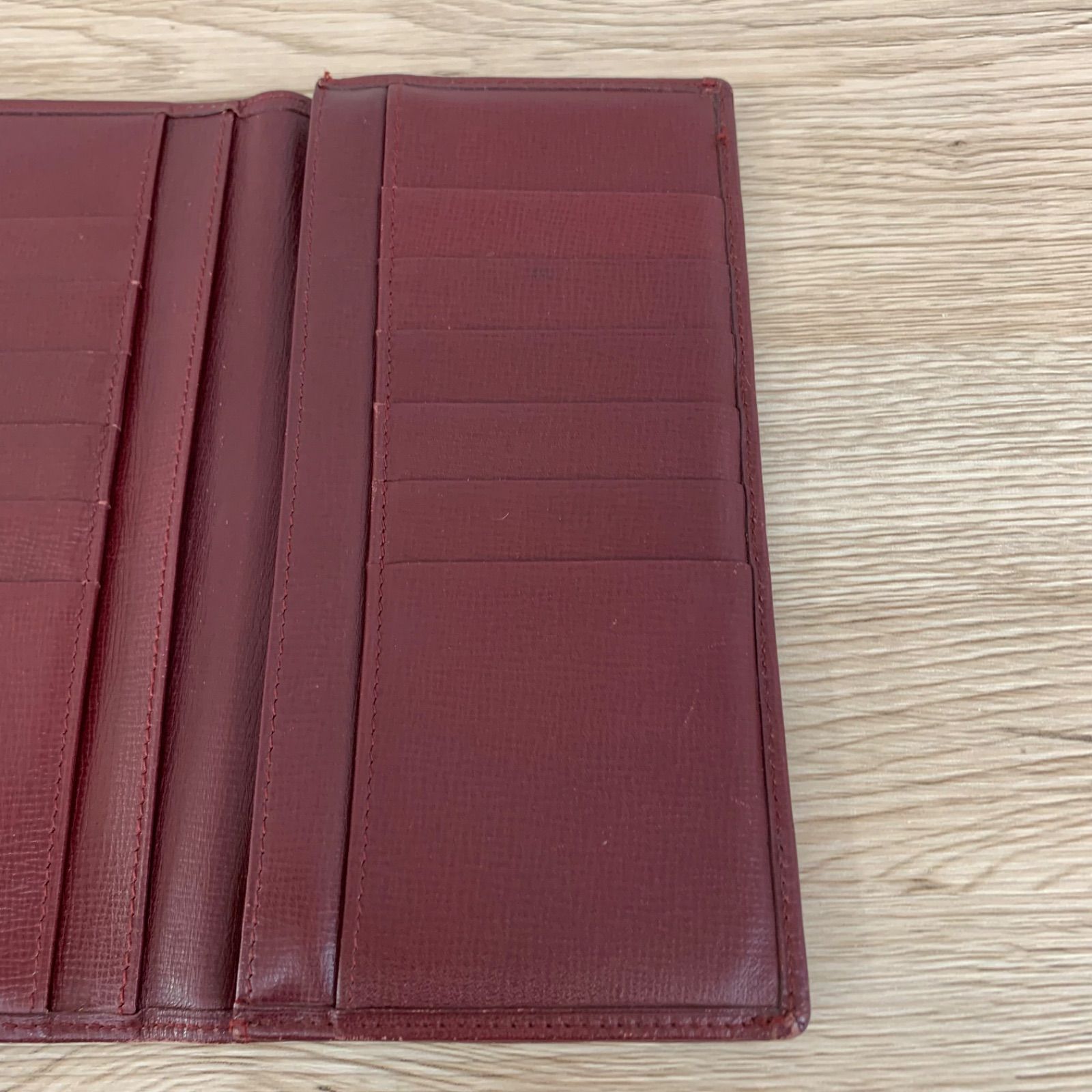 Cartier カルティエ 長財布 ボルドー ワインレッド バーガンディ 平塚
