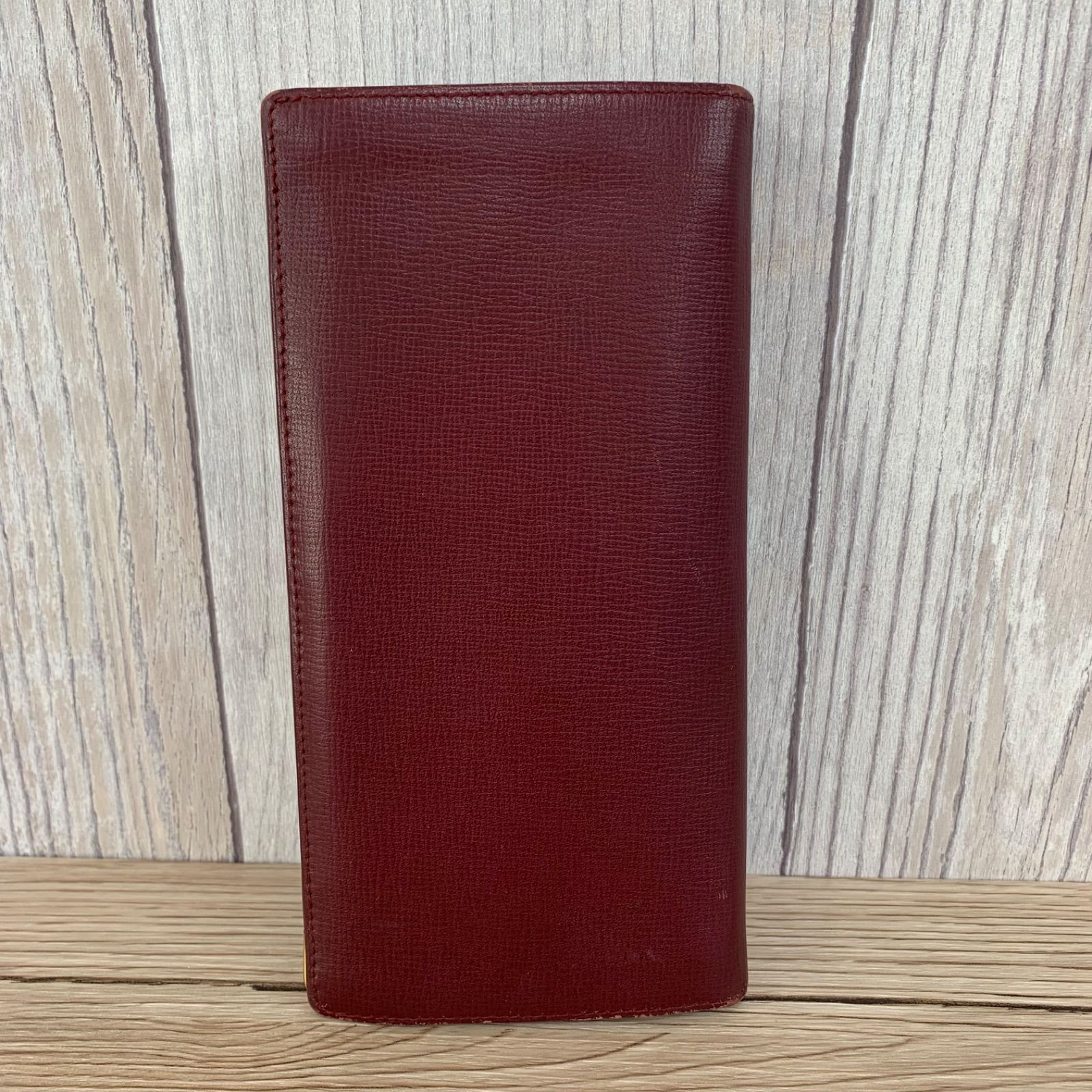 Cartier カルティエ 長財布 ボルドー ワインレッド バーガンディ 平塚