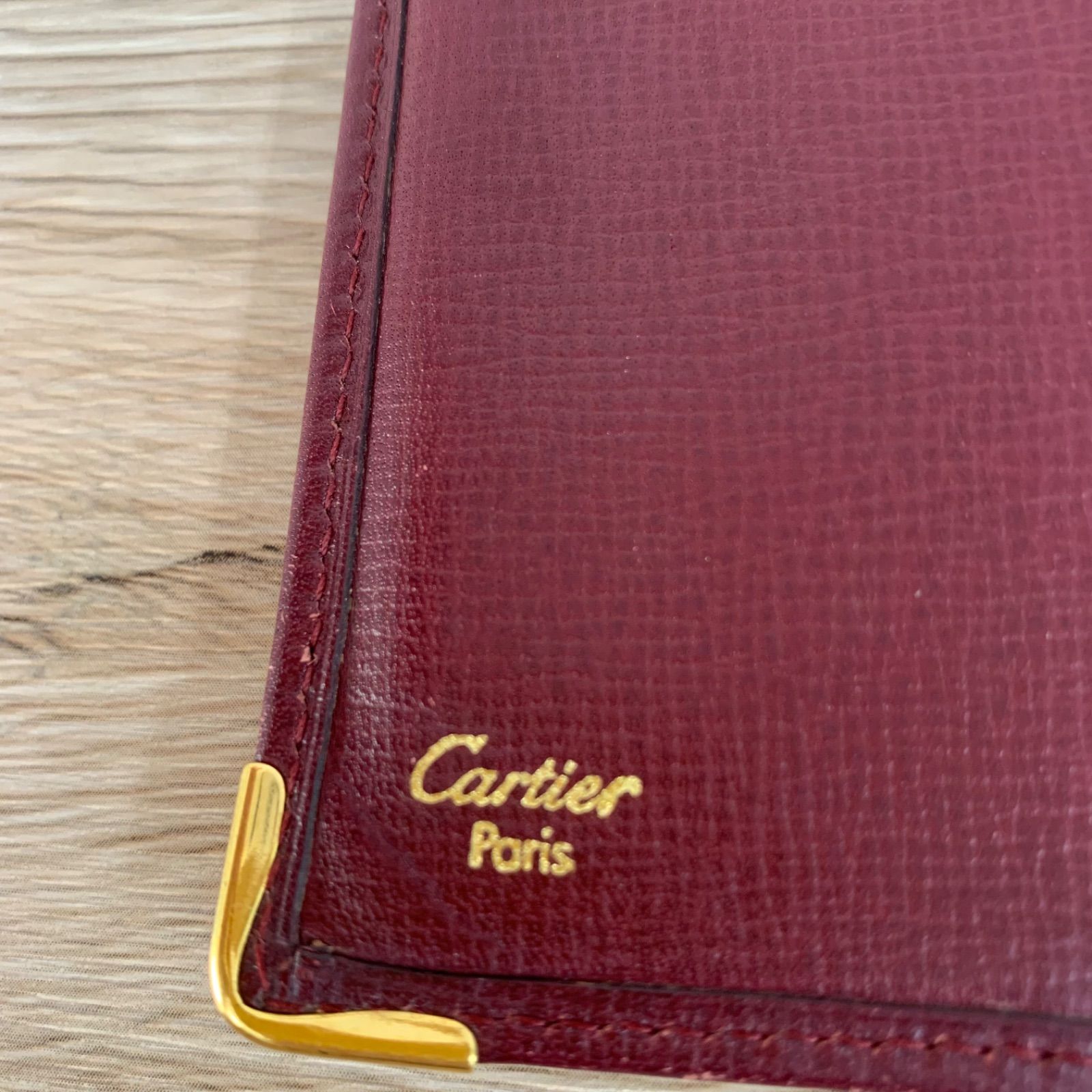 Cartier カルティエ 長財布 ボルドー ワインレッド バーガンディ 平塚
