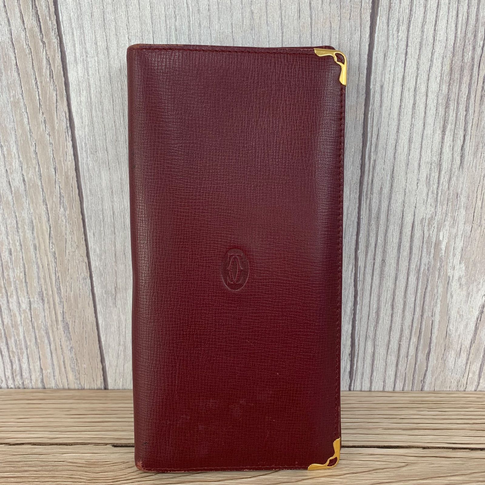Cartier カルティエ 長財布 ボルドー ワインレッド バーガンディ 平塚