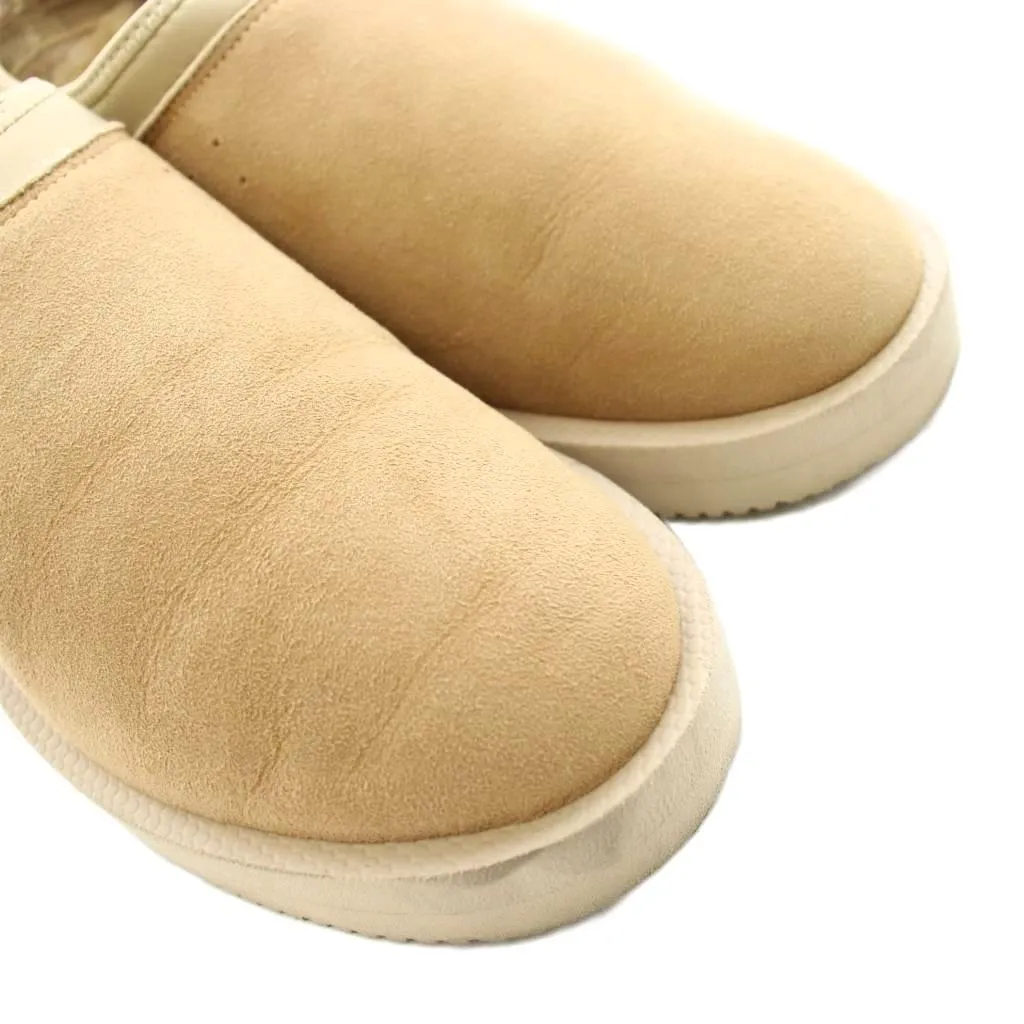 新品　SUICOKE スエードボアスリッポン 23cm ベージュ スイコック suicoke アパルトモン別注 Mouton Sabo ムートンサボ