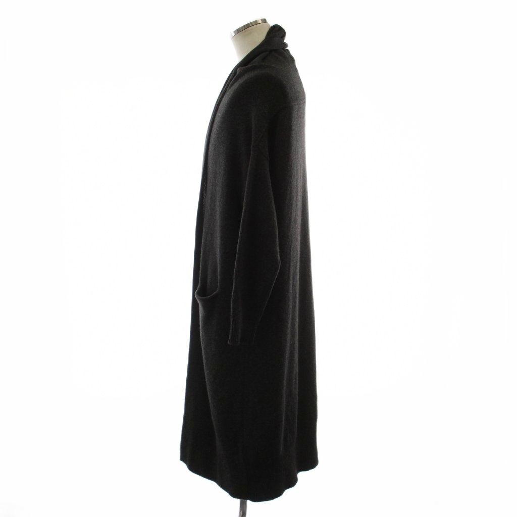 DEUXIEME CLASSE - ADAWS カシミア混ロングニット　アダワス アダワズ ADAWAS ロングカーディガン カシミヤ混 38 グレー 長袖