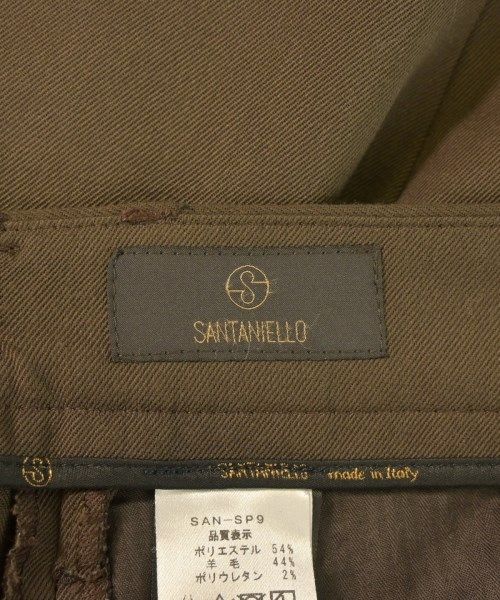 santaniello サンタニエッロ スラックス S 茶 【古着】【中古】【送料無料】 santaniello スラックス メンズ 【古着】【中古】【送料無料】 - メルカリ