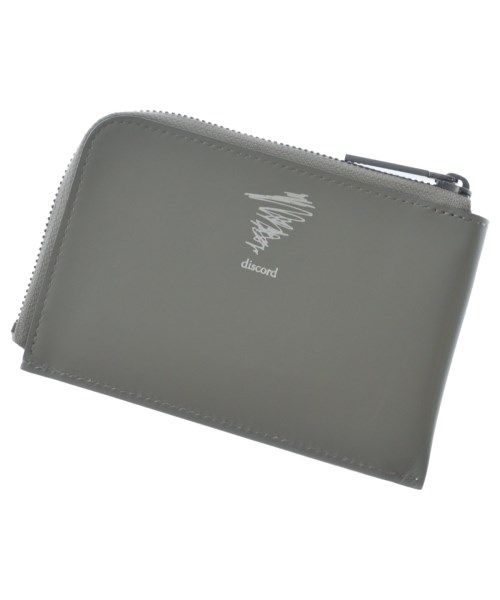 discord Yohji Yamamoto 財布・ケース  グレー 【古着】【中古】【送料無料】 discord Yohji Yamamoto 財布・コインケース メンズ 【古着】【中古