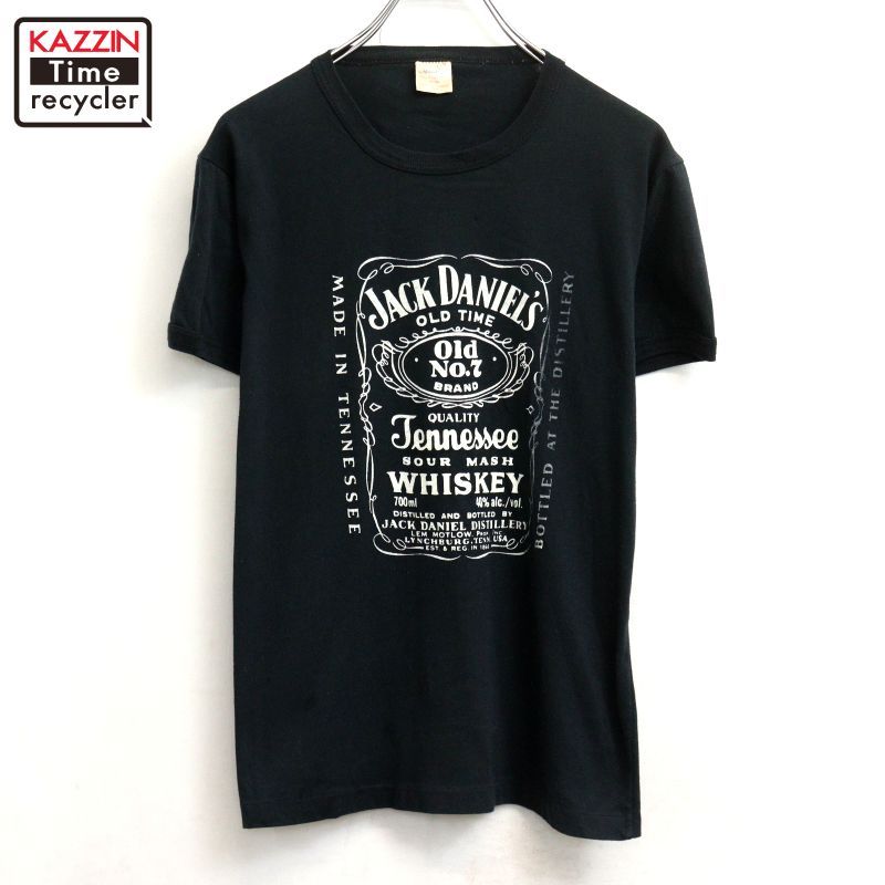 80s vintage ジャックダニエル 半袖Ｔシャツ メンズ 表記Mサイズ