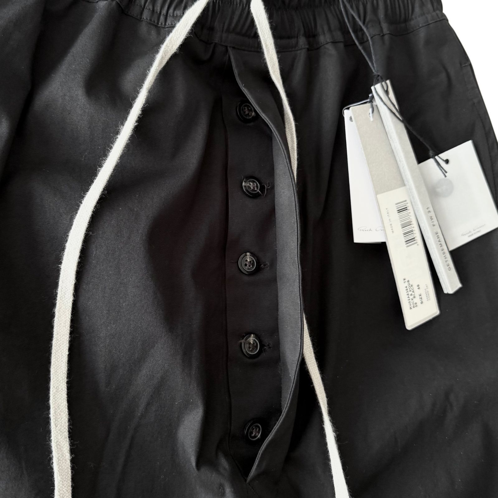 中古】Rick Owens リックオウエンス PODS ブラック ショートパンツ 48