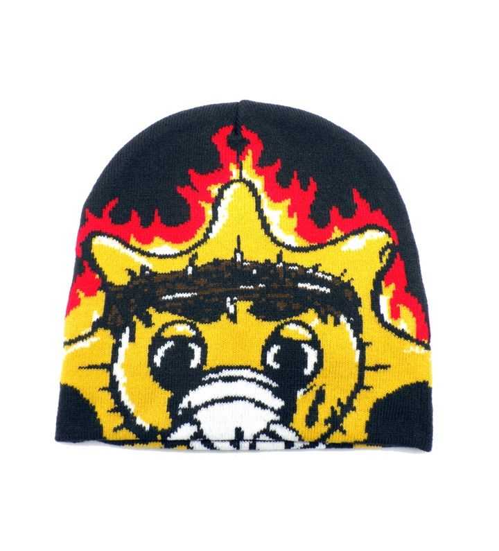 グローギャング glogang 【 Glo Sun Flames Beanie 】 ビーニー ニット