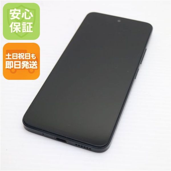 超美品 Redmi 12 5G XIG03 ミッドナイトブラック スマホ Xiaomi 即日
