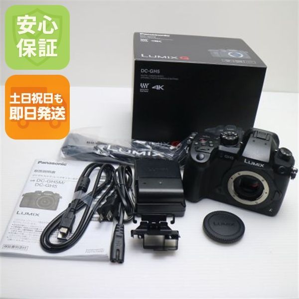 超美品 DC-GH5 ボディ ブラック 即日発送 ミラーレス一眼 Panasonic 本体 土日祝発送OK