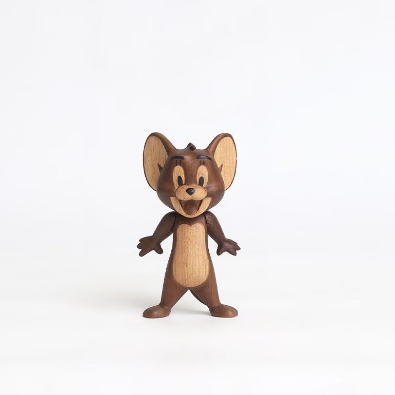 【新品】【1点販売】BOYHOOD[ボーイフッド]Jerry Oak Small[トムとジェリー インテリア オブジェ 人形 おもちゃ 木製 北欧雑貨 デンマーク 贈り物 プレゼント ギフト]