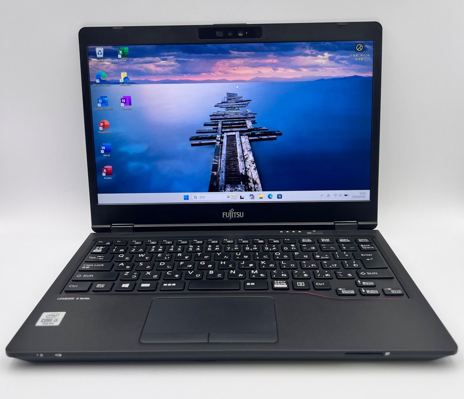 富士通 U7310/D i5/8GB/256GB Win11 Pro Office2024 - メルカリ