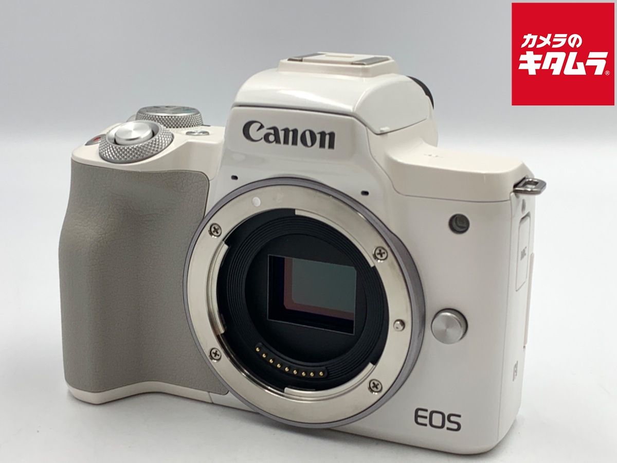 【中古】 【良品】 キヤノン EOS Kiss M ボディ ホワイト