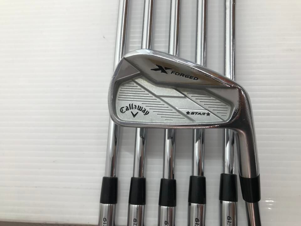 キャロウェイ　X FORGED STAR　NSプロ950GH neo　Sフレックス　アイアンセット　中古【最短即日発送】