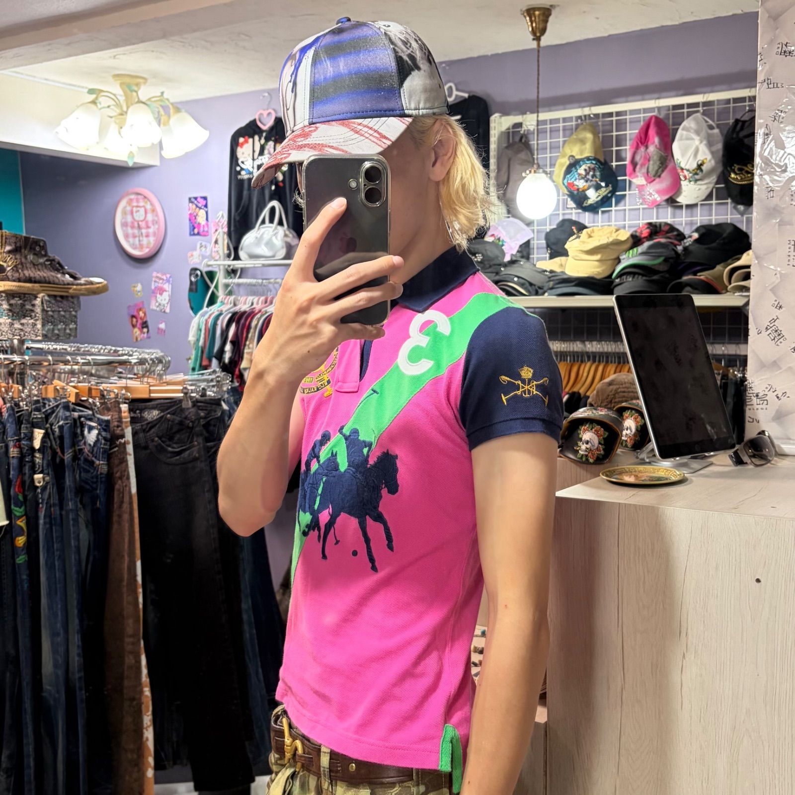 Ralph lauren sport ラルフローレン ポロシャツ swag ビッグポニー