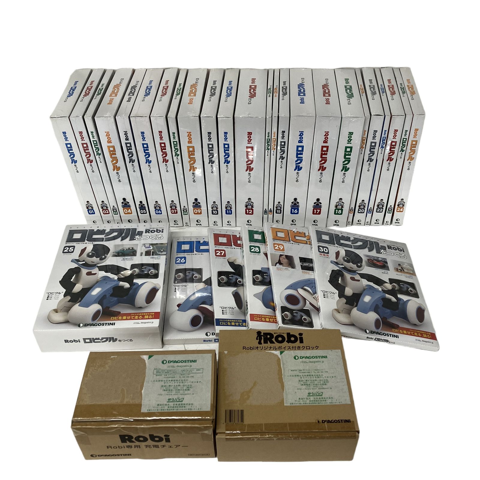 DeAGOSTINI デアゴスティーニ 週刊 ロビ ロビクルをつくる 1-30巻 未開封 未使用S11478873