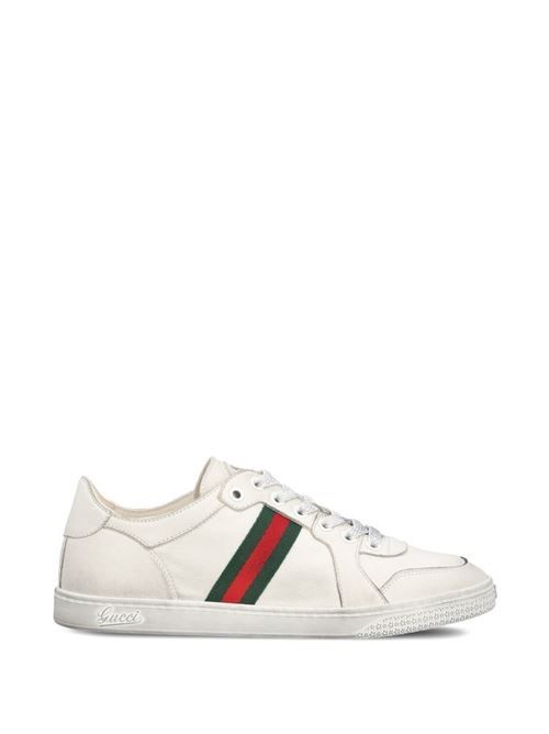 GUCCI ストレッチレザースニーカー 送料無料