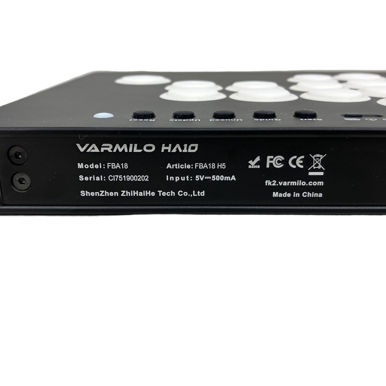 VARMILO HA10 黒曜石 格闘ゲーム用 レバーレスアーケードコントローラー 中古 良好 K11468290 VARMILO HA10 黒曜石 格闘ゲーム用 レバーレスアーケードコントローラー 中古 良好 K11468290