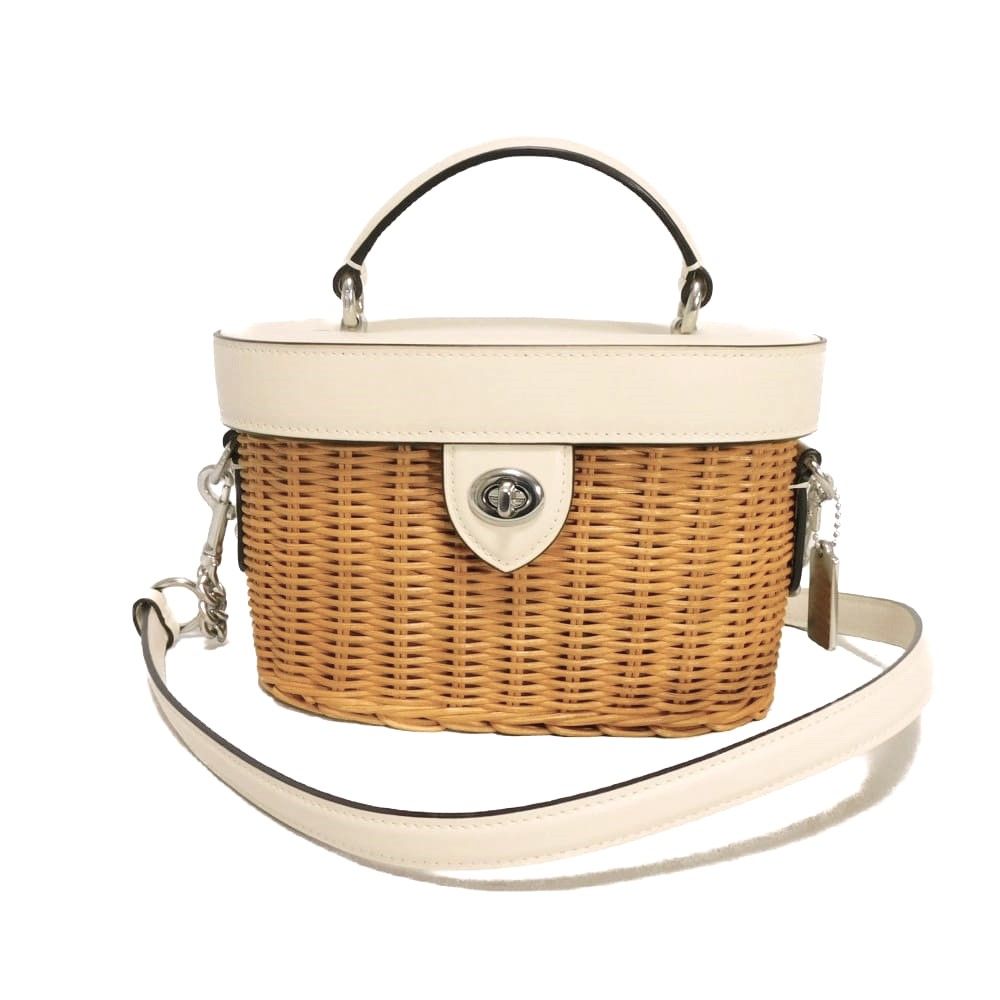 COACH コーチ ケイ クロスボディ バニティ ロゴ ターンロック ストロー