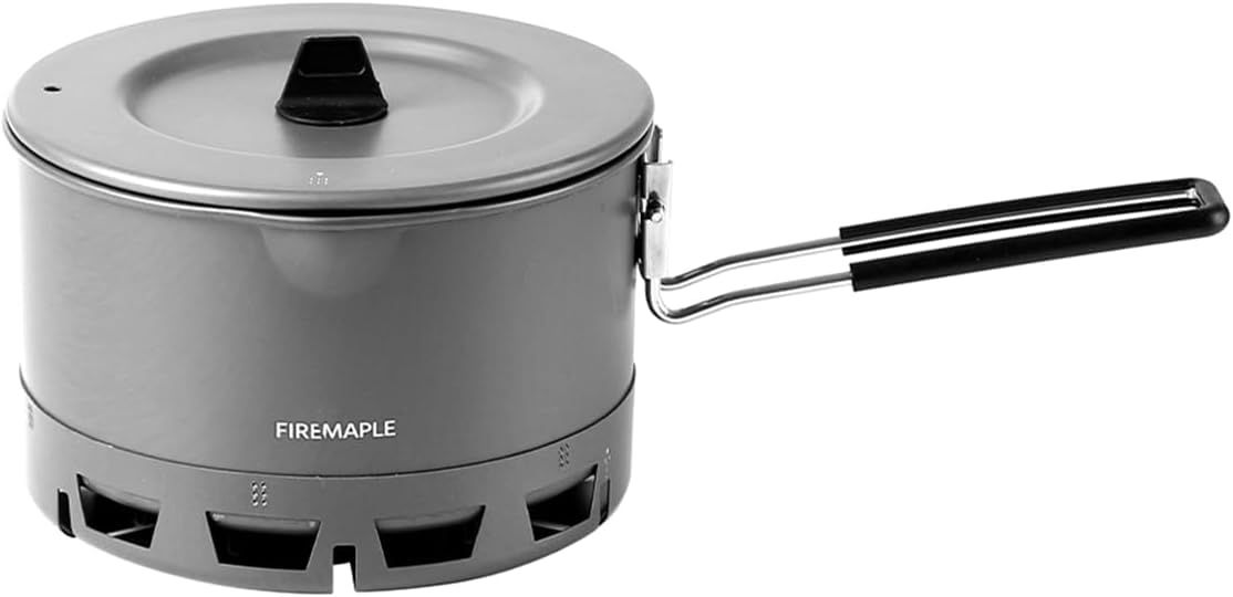 Fire-Maple キャンプポット 0.8L アルミニウム ヒートエクスチェンジャー ラーメン クッカー 鍋 コンパクト 軽量 蓋付き 登山 日帰り テント泊 アウトドア キャンプ用品 調理器具★ 0a4283ff