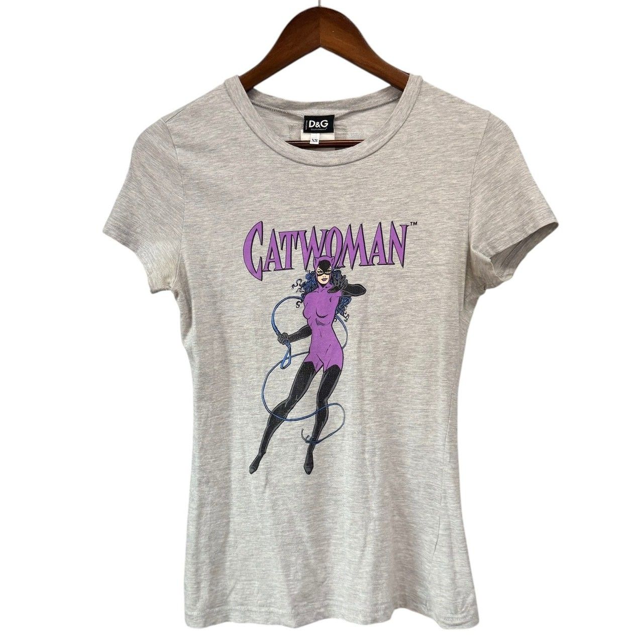 D&G ディーアンドジー CATWOMAN キャットウーマンプリントTシャツ XS
