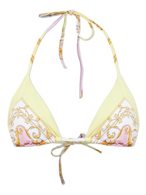 VERSACE BAROCCO プリント ビキニトップ 送料無料