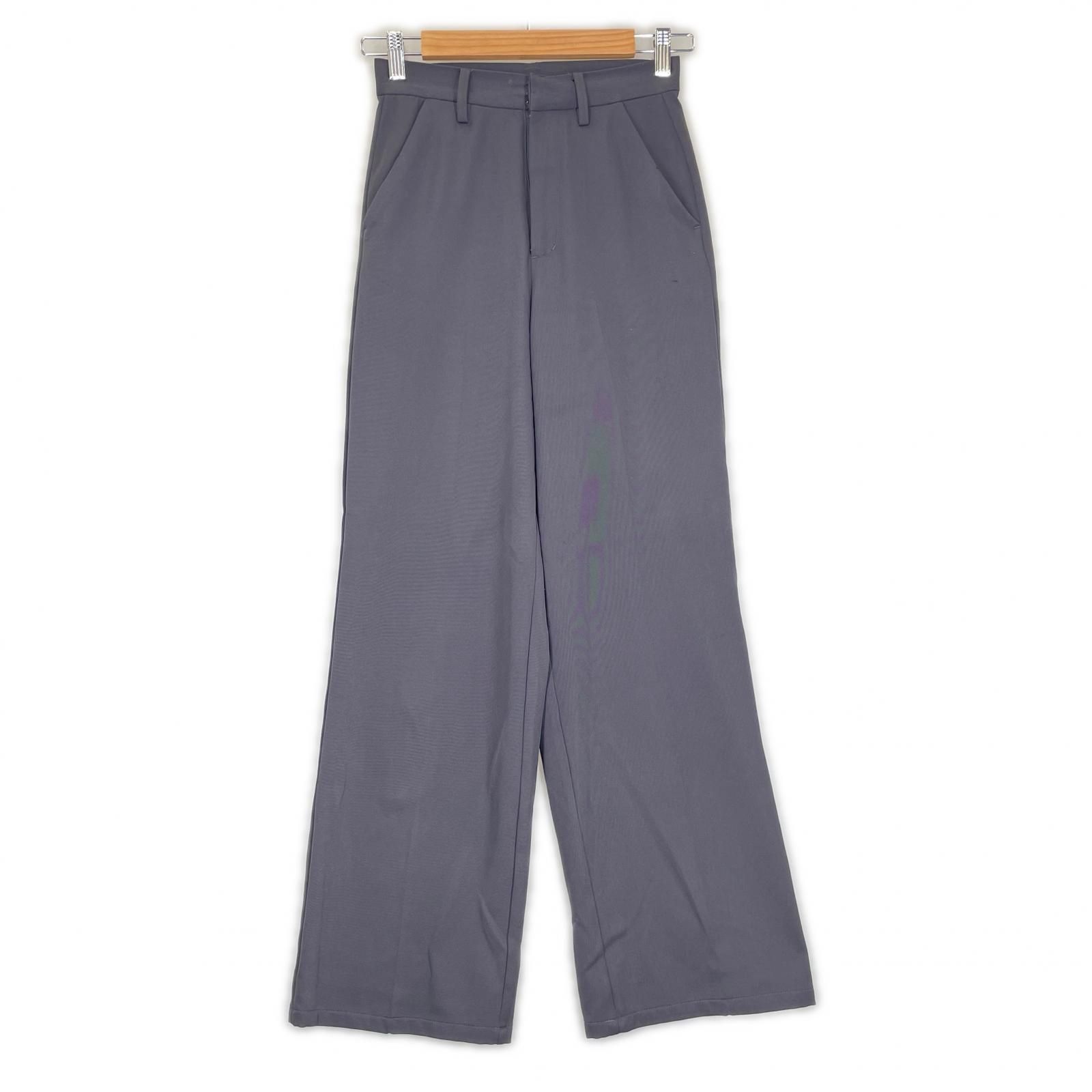 GRAIL グレイル 無地 オールシーズン パンツ ポリエステル グレー