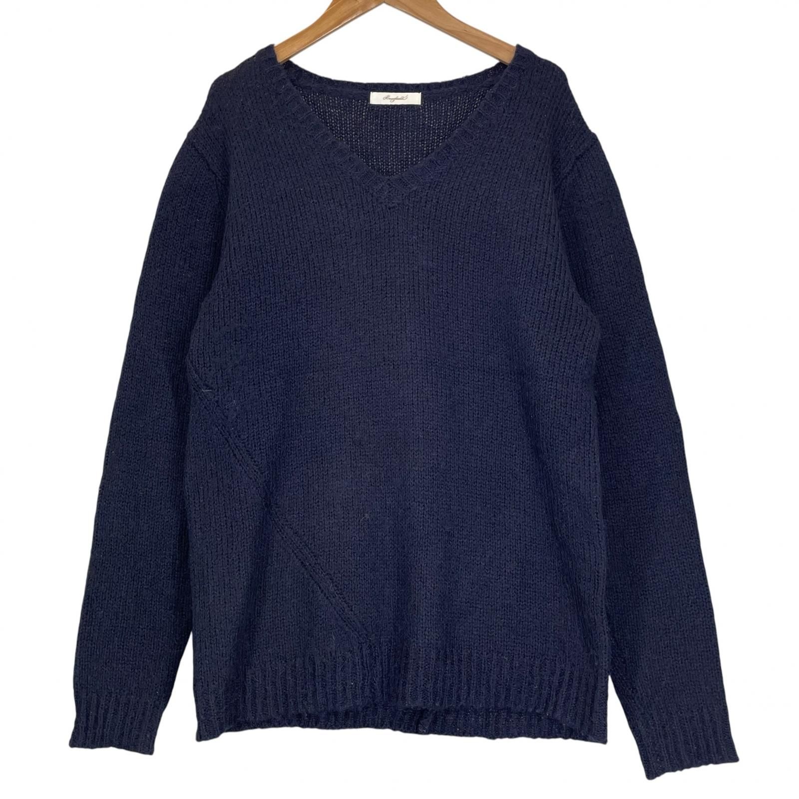 美品 Hermaphrodite ヘルマフロディット 無地 秋冬 AW 長袖ニット