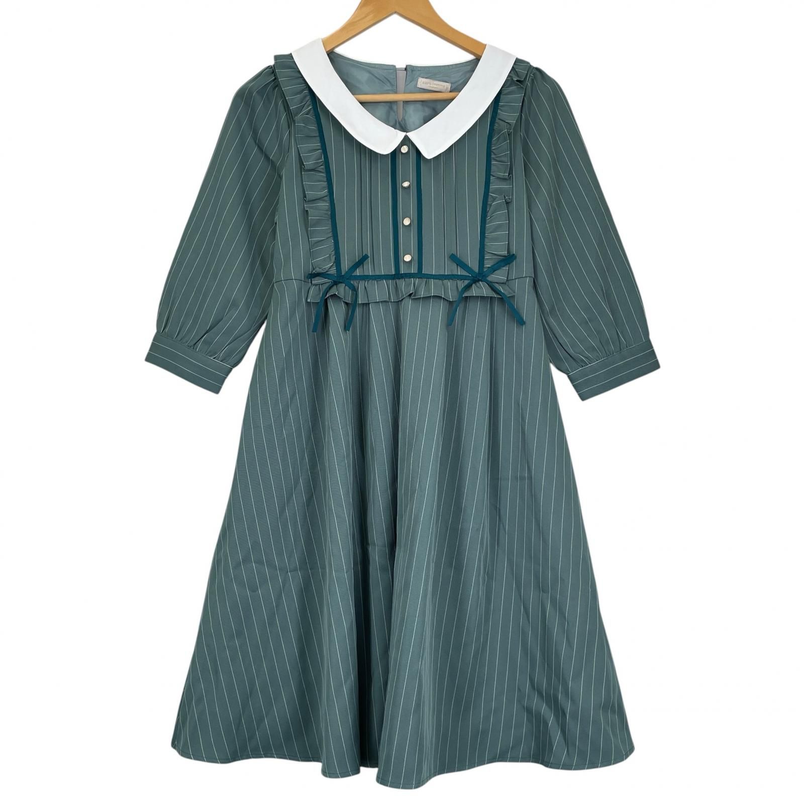 アクシーズファム ストライプ ワンピース ストライプロングワンピース POETIQUE -outlet- 公式オンラインショップ アクシーズファム公式通販サイト