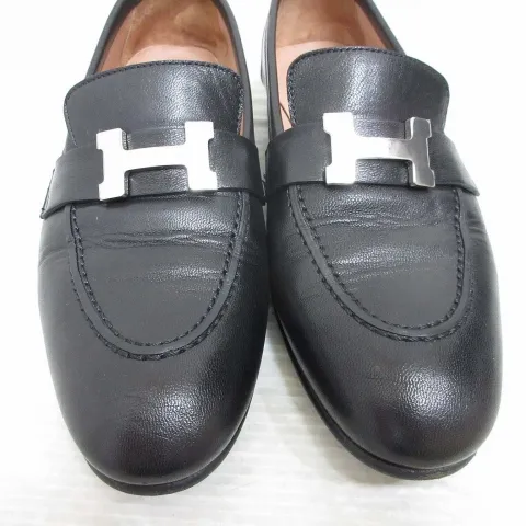 エルメス HERMES モカシン パリ コンスタンス ローファー Hロゴ