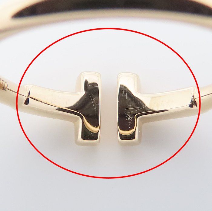 TIFFANY&Co. ティファニー Tワイヤー リング 指輪 10号 60147375 K18PG